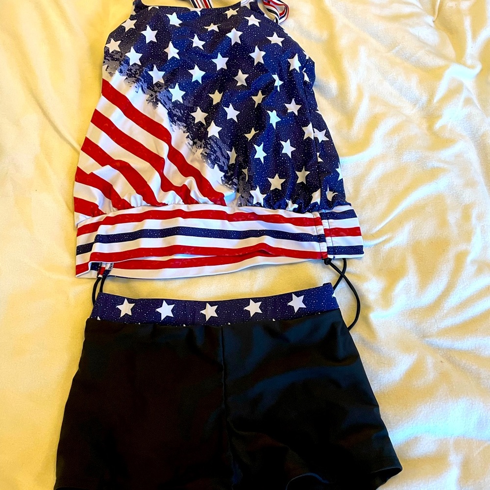 ⭐️Patriotic tankini 1X